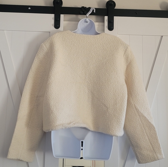 NWT Abercrombie Collarless Boucle Jacket | Size XL - Picture 8 of 12